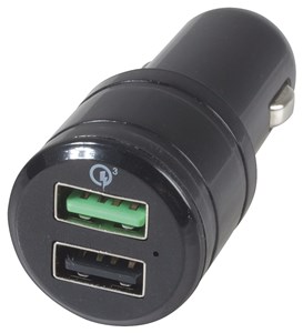 UNSPECIFIED MANUFACTURER FAST 5.4A DUAL USB CAR CHARGER W/ QUICK CHARGE 3.0