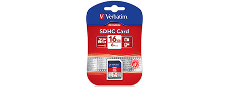 VERBATIM HIGH-SPEED SDHC MEMORY CARD FOR CAMERAS & DEVICES