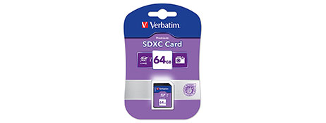VERBATIM HIGH-SPEED SDXC MEMORY CARD FOR FAST DATA TRANSFER