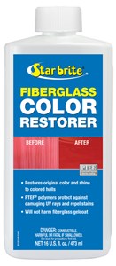 STARBRITE RESTORE BOAT HULL COLOR: FIBERGLASS RESTORER WITH PTEF