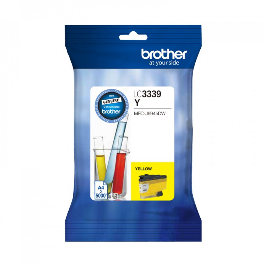 BROTHER LC-3339XLY YELLOW INK CARTRIDGE FOR RELIABLE PRINTING