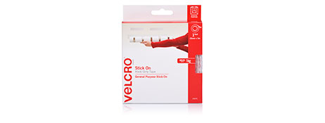 VELCRO BRAND STICK ON TAPE FOR EASY HOME & OFFICE HANGING