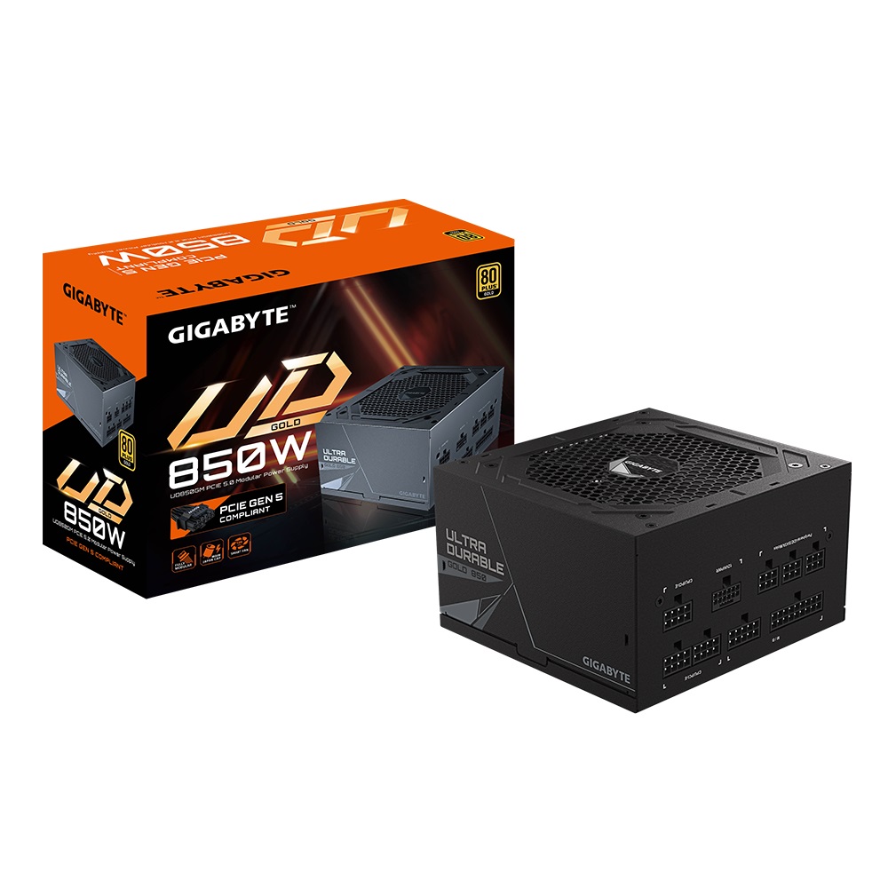 GIGABYTE 850W GOLD POWER SUPPLY FOR RELIABLE PC BUILDS