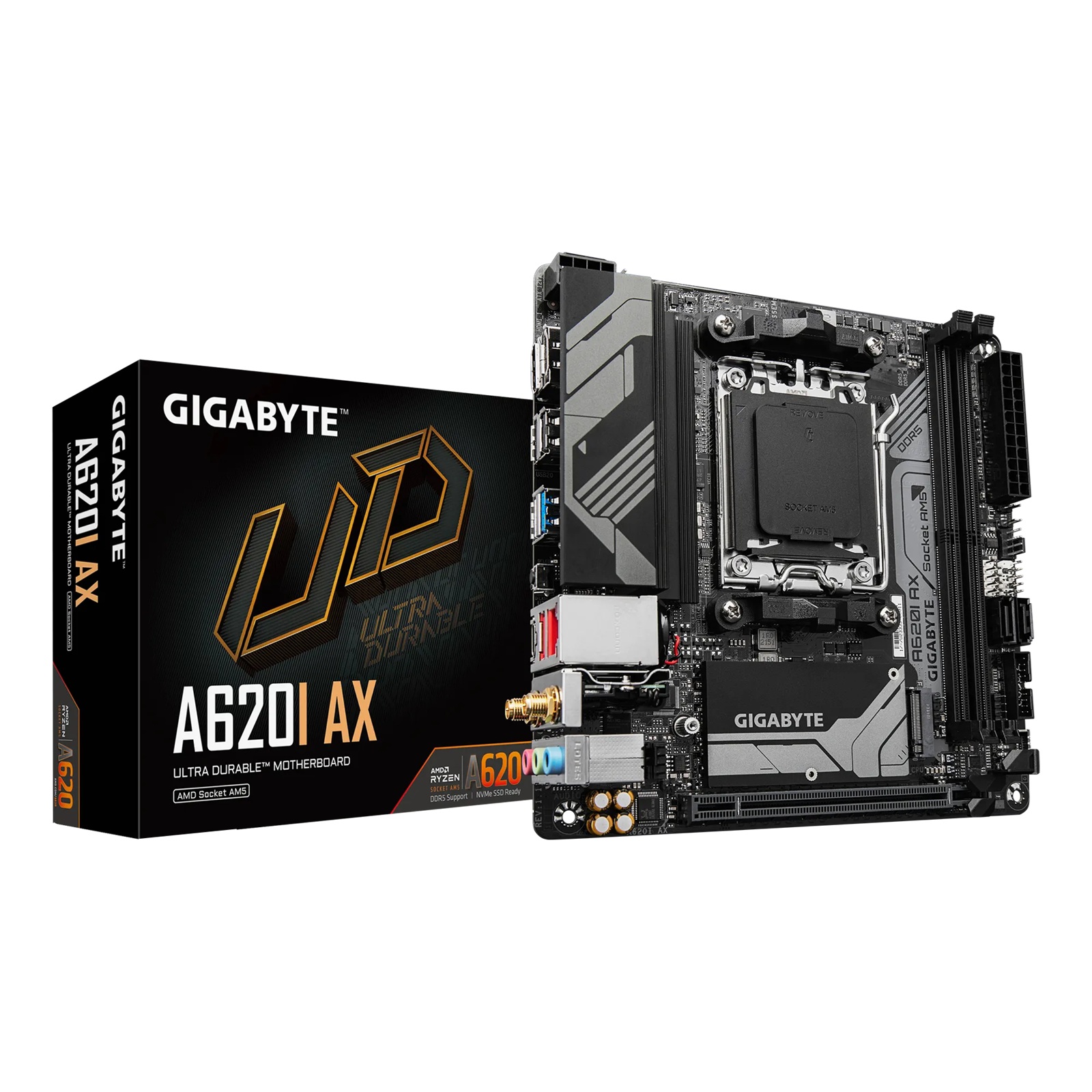 GIGABYTE A620I AX MOTHERBOARD FOR RELIABLE PC BUILDS