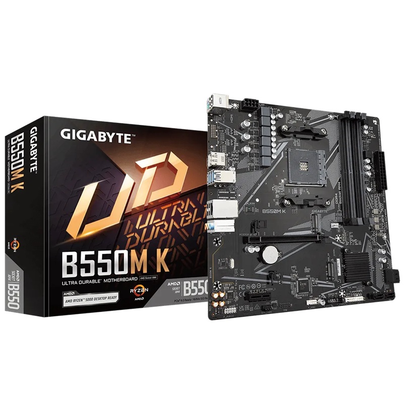 GIGABYTE B550M K MOTHERBOARD FOR RELIABLE PC BUILDS