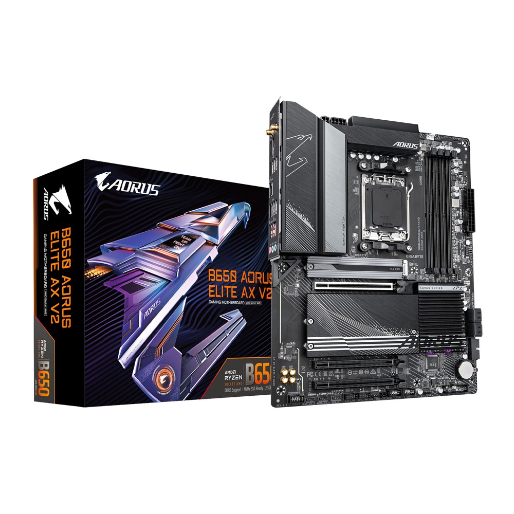 GIGABYTE B650 AORUS ELITE AX V2 MOTHERBOARD FOR AMD RYZEN