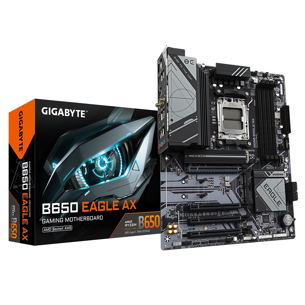 GIGABYTE B650 EAGLE AX MOTHERBOARD FOR AMD RYZEN 7000