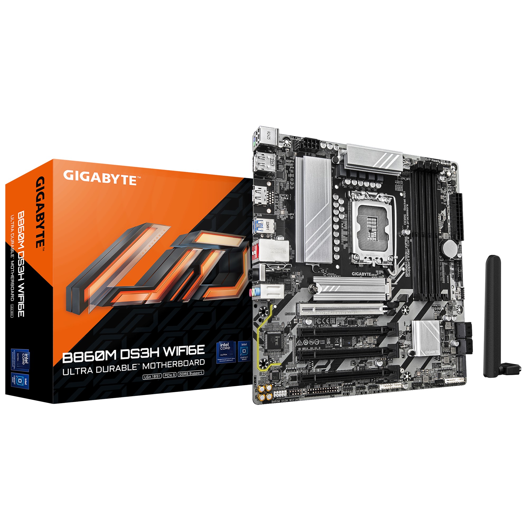 GIGABYTE B860M DS3H WIFI 6E MOTHERBOARD FOR RELIABLE PERFORMANCE