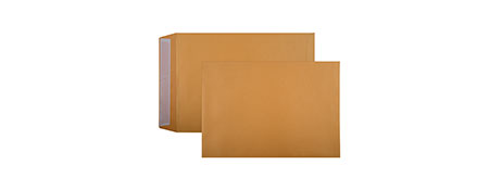 UNSPECIFIED MANUFACTURER GOLD C4 POCKET ENVELOPES WITH STRIP SEAL - SHORT SIDE OPENING