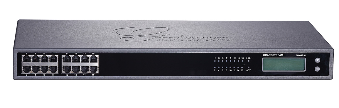 GRANDSTREAM GXW4216 FXS VOIP GATEWAY FOR RELIABLE CONNECTIVITY
