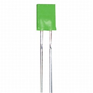 UNSPECIFIED MANUFACTURER GREEN 5X2MM RECTANGULAR DIFFUSED LED (15MCD)