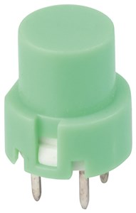 UNSPECIFIED MANUFACTURER PCB MOUNT GREEN SNAP ACTION KEYBOARD SWITCHES - MOMENTARY