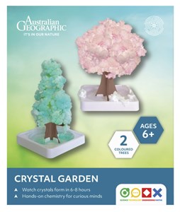 AUSTRALIAN GEOGRAPHIC CRYSTAL GARDEN KIT - GROW YOUR OWN CRYSTALS