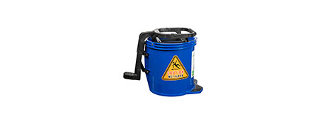CLEANLINK HEAVY DUTY BLUE MOP BUCKET WITH EASY WRINGER FOR EASY CLEANING