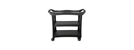 CLEANLINK HEAVY DUTY CLEANING TROLLEY CART - VERSATILE & EASY ASSEMBLY