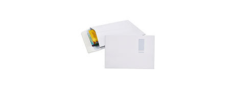 UNSPECIFIED MANUFACTURER HEAVY DUTY GUSSETED POCKET ENVELOPES WITH WINDOW SEAL