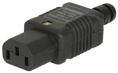 GENERIC ELECTRICAL COMPONENT 240V IEC320 FEMALE LINE POWER SOCKET FOR MAINS CABLES