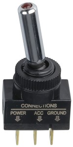 GENERIC ELECTRICAL COMPONENTS ILLUMINATED TOGGLE SWITCH FOR RELIABLE CONTROL