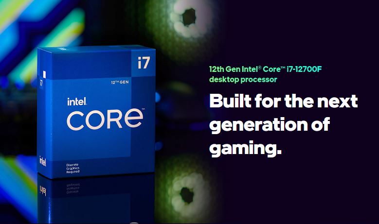 INTEL CORE I7-12700F DESKTOP PROCESSOR - 12TH GEN PERFORMANCE