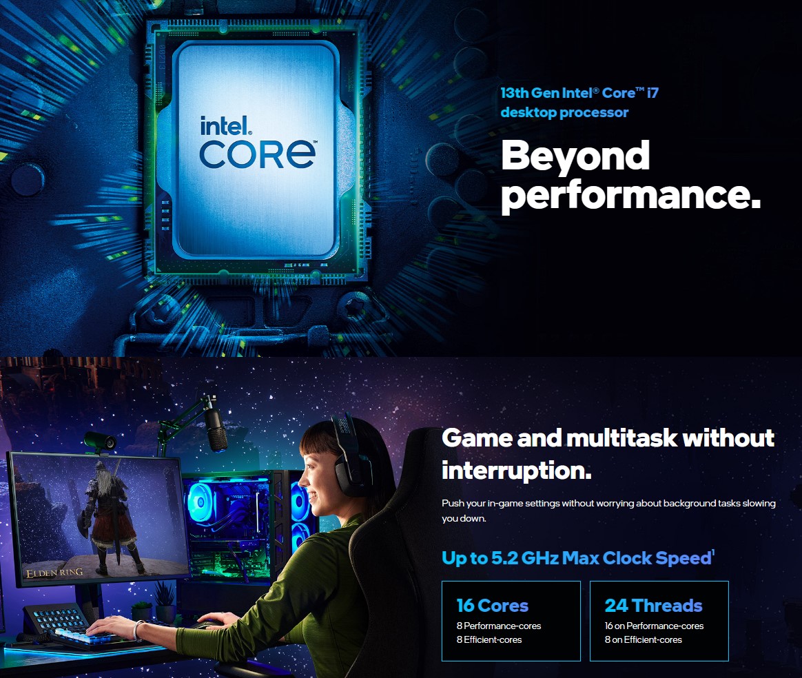 INTEL CORE I7-13700 DESKTOP PROCESSOR - 16 CORES, LGA 1700