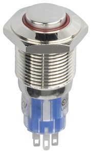 GENERIC/COMPONENT SUPPLIER IP67 RED ILLUMINATED PUSHBUTTON SWITCH FOR RELIABLE CONTROL
