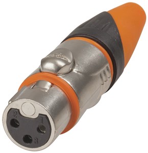 UNSPECIFIED MANUFACTURER DURABLE IP67 WATERPROOF 3-PIN XLR LINE SOCKET CONNECTOR