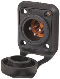 UNSPECIFIED MANUFACTURER IPX6 SURFACE MOUNT XLR MALE CONNECTOR FOR RELIABLE AUDIO