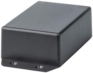 JIFFY BOX UB5 BLACK ENCLOSURE WITH MOUNTING FLANGE 83X54X31MM