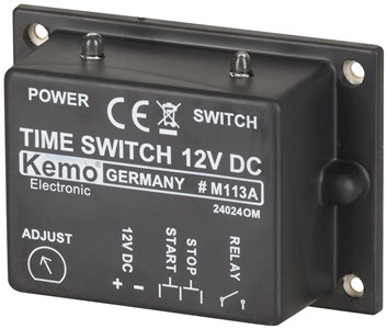 KEMO ELECTRONICS KEMO ADJUSTABLE TIMER MODULE: 2 SEC TO 23 MIN CONTROL