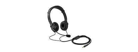 KENSINGTON HI-FI HEADPHONES WITH MIC FOR CLEAR CALLS