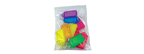 KEVRON GIANT KEY TAGS ASSORTED BAG 10 FOR EASY ORGANISATION
