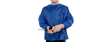 UNSPECIFIED MANUFACTURER WATERPROOF ART SMOCK FOR KIDS - MEDIUM BLUE