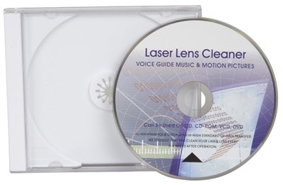 GENERIC/UNIVERSAL EASY CD/DVD LASER LENS CLEANER WITH ANIMATION FOR CLEAR PLAYBACK