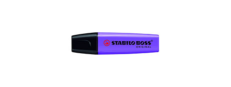STABILO BOSS ORIGINAL HIGHLIGHTER - LAVENDER (BOX OF 10)