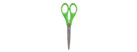 GENERIC/UNSPECIFIED MANUFACTURER COMFORTABLE GREEN LEFT HAND SCISSORS 165MM STAINLESS STEEL