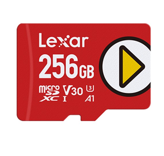 LEXAR PLAY 256GB MICROSD CARD FOR GAMING & 4K VIDEO