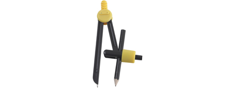 UNKNOWN MANUFACTURER LIGHTWEIGHT STUDENT COMPASS FOR SCHOOL & PROJECTS