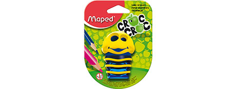 MAPED 2-HOLE PENCIL SHARPENER WITH EXPANDABLE CANISTER