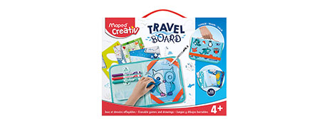 MAPED CREATIV ERASABLE GAMES & DRAWING KIT FOR KIDS