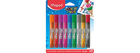 MAPED VIBRANT COLOR PEPS GLITTER MARKERS FOR CREATIVE PROJECTS