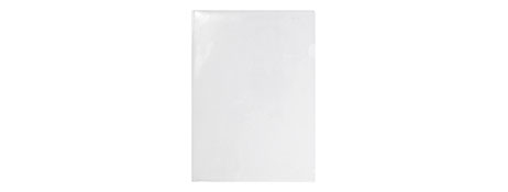 MARBIG A4 CLEAR LETTER FILE WITH SIDE & TOP OPENING