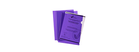 MARBIG A4 PURPLE LETTER FILE - QUICK ACCESS DOCUMENT STORAGE