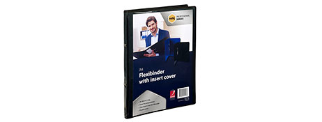 MARBIG BLACK 2-RING A4 FLEXIBINDER FOR EASY FILING