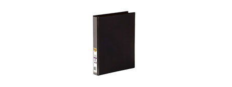 MARBIG 200 PAGE BLACK A4 INSERT BINDER - DURABLE FILING