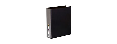 MARBIG DURABLE BLACK A4 400 PAGE INSERT BINDER FOR ORGANISING FILES