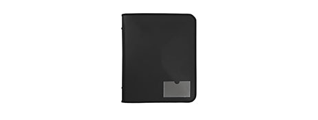 MARBIG BLACK ZIPPER BINDER FOR SECURE DOCUMENT FILING