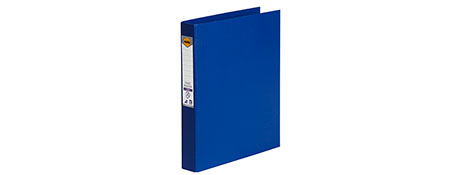 MARBIG EARTH FRIENDLY A4 BLUE PE RING BINDER - 200 SHEETS