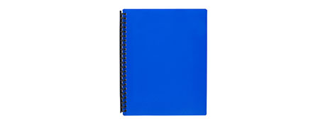 MARBIG BLUE REFILLABLE A4 DISPLAY BOOK WITH 40 POCKETS