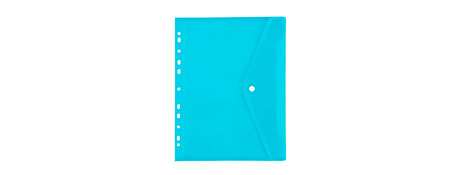 MARBIG BRIGHT BINDER WALLET WITH BUTTON CLOSURE FOR A4 FILES