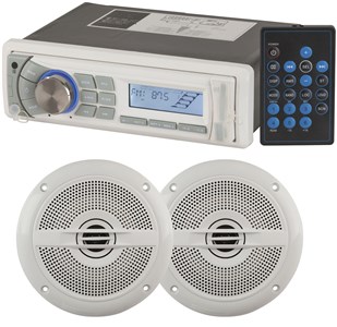 UNSPECIFIED MANUFACTURER MARINE STEREO & SPEAKER PACK FOR GERALDTON BOATING